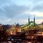 아파트 Panorama Balcony Danube River Great Market Hall