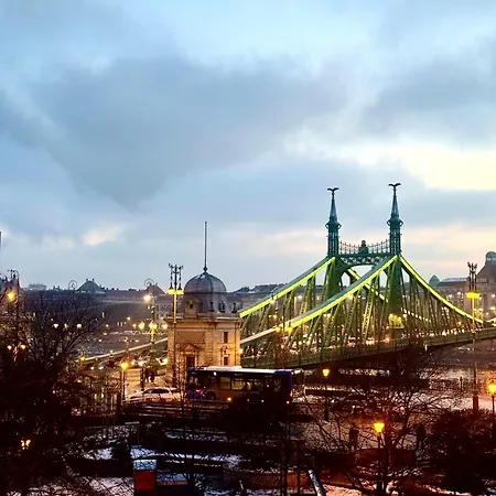 Apartment Panorama Balcony Danube River Great Market Hall